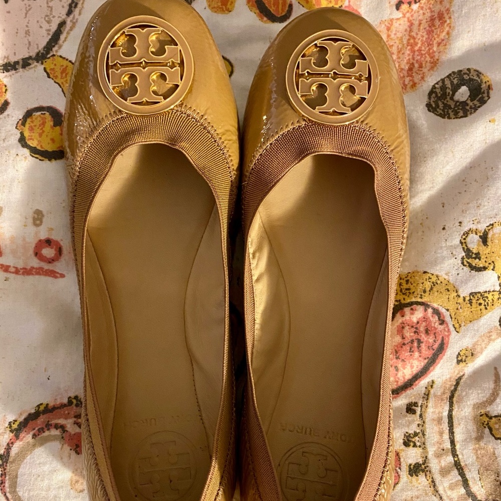 Tory Burch patent leather Caroline Ballet Flats